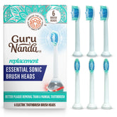 Pressure Sensor Sonic Replacement Brush Heads – 6 Pack