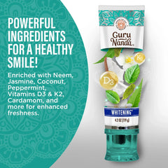 Travel-Size Hydroxyapatite & Neem Whitening Toothpaste, Fluoride Free – 1 oz