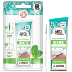 2-in-1 QuickPik Toothpick – 60 Count