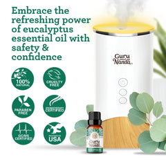 Eucalyptus Essential Oil, 15 ML – 2 Pack