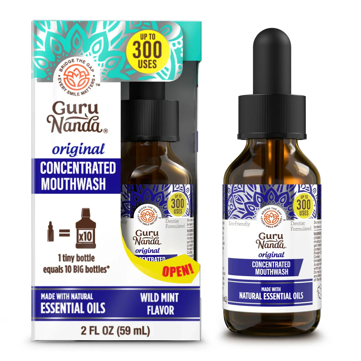 Concentrated Mouthwash, Wild Mint – 2 fl oz