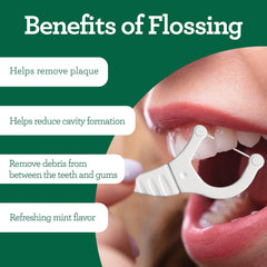 2-in-1 Dental Floss Picks (300 Count)