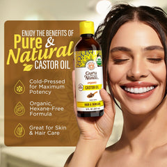 Organic Castor Oil – 8 oz